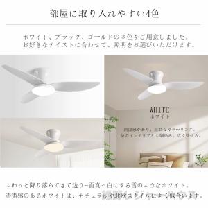 シーリングファン おしゃれ シーリングファンラ...の詳細画像2