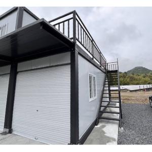 ユニットハウス プレハブ 3連棟 車庫 事務所...の詳細画像1