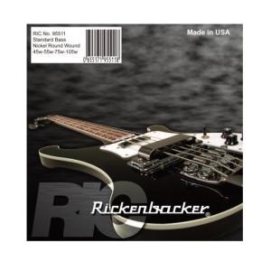 Rickenbacker リッケンバッカー　エレキベース弦　45-105  エレキベース弦 Nicekl Round Wound　95511｜arabastamusic