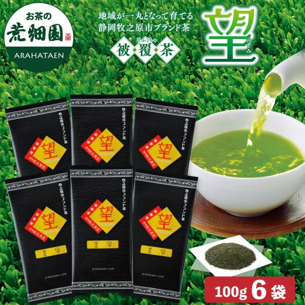お茶 緑茶 茶葉 深蒸し茶 日本茶 お茶の葉 静岡茶 国産品 牧之原ブランド茶 望金印100g 6袋...