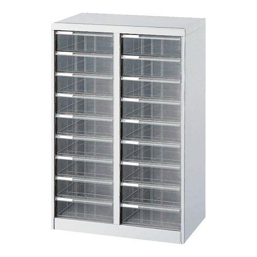 ナカバヤシ　アバンテV2　フロアケース　書類ケース　書類棚　A4×2列　AF-M18　ニューグレー