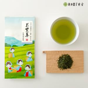 深蒸し煎茶「花紫草」85g｜araienmanyodo-1