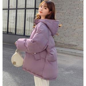 中綿ジャケット レディース ブルゾン 中綿コート アウター 冬 防寒 ダウンコート フード付き