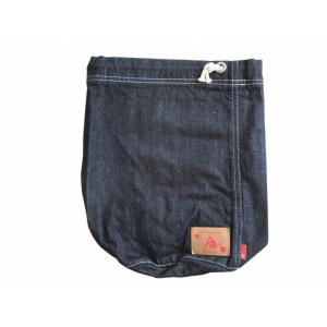 アライヤン デニム 巾着 （Lサイズ） 岡山産デニム MADE IN JAPAN