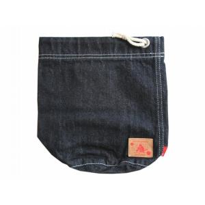 アライヤン デニム 巾着 （Lサイズ） 岡山産デニム MADE IN JAPAN