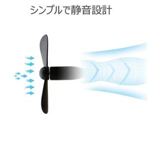 ミニUSB扇風機 モバイルバッテリー PC対応...の詳細画像2
