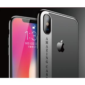 iphoneX ソフト クリア ケース メタリ...の詳細画像2