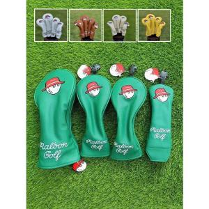 Malbon golf マルボンゴルフ ヘッドカバー4点セット