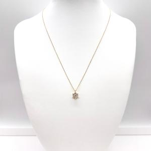 AHKAH（アーカー） ダイヤモンド 0.06ct バタフライパヴェ ネックレス