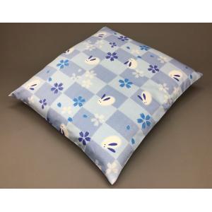 染めから縫製まで日本製の座布団カバー 55×5...の詳細画像3