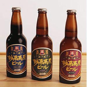 妙高高原ビール3種ギフトセット（500ml×3本：箱付）
