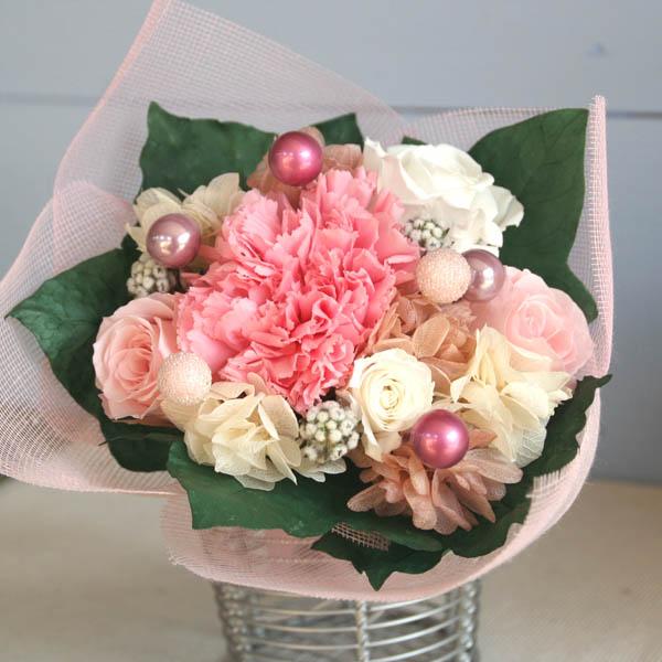 Ruby(ルビー) プリザーブドフラワーのクリスタルブーケ