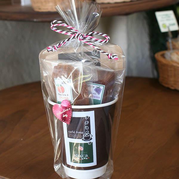 「カフェタイム,プチギフト〜ショコラ」〜ワンタッチドリップコーヒーとチョコレートの焼き菓子〜バレンタ...