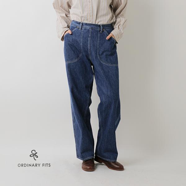 オーディナリーフィッツ ordinaryfits  ナチュラルスラブ デニム ランチパンツ JAME...