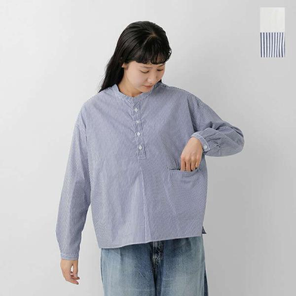 ドミンゴ D.M.G.  コットン プルオーバー シャツ 16-0837x-0838x  レディース