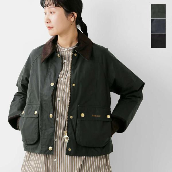 バブアー Barbour クロップド ビードネル ワックス ジャケット CROPPED BEADNE...