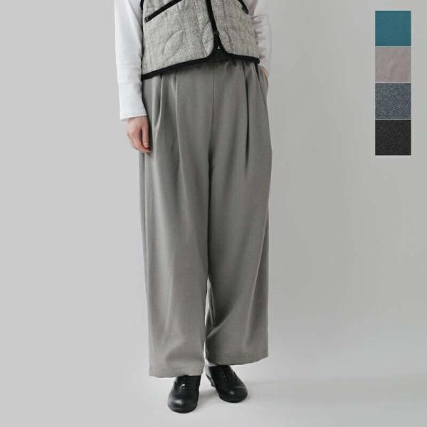 トラバイユマニュアル TRAVAIL MANUEL ドレープ ツイル バーム パンツ 5059  レ...