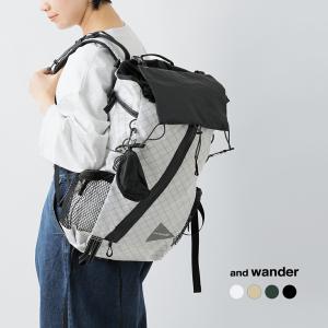 and wander アンドワンダー ショルダーバッグ タグ付き and wander / アンドワンダー | X-Pac 30L backpack - Black | 通販 バッグ