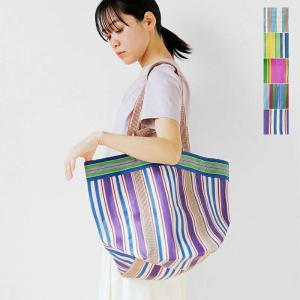 パサンド バイ ヌキテパ Pasand by ne Quittez pas マルチストライプ メッシュ ワイド トートバッグ 882041pa4 【クーポン対象】