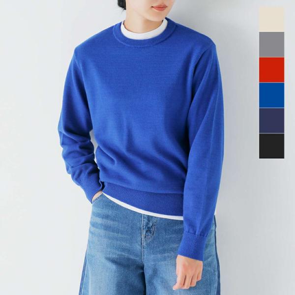 ヨネトミ ニューベーシック Yonetomi NEW BASIC  アメリカン ウール コットン ニ...