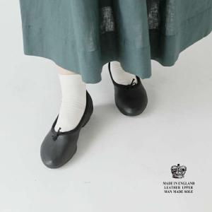 クラウン CROWN レザー リボン フラット...の詳細画像1
