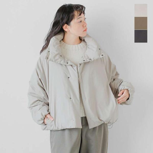 ミフュー miffew  撥水 帯電防止 スタンドカラー ダウン ジャケット STAND COLLA...