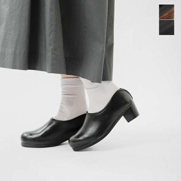 フーブ hcubuch カウレザー サボ はまぐりがた h035 レディース