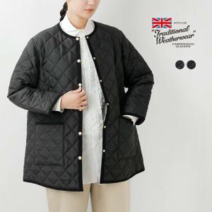 Traditional Weatherwear ノーカラーキルティングジャケット Traditional Weatherwear（トラディショナル ウェザーウェア） ノー