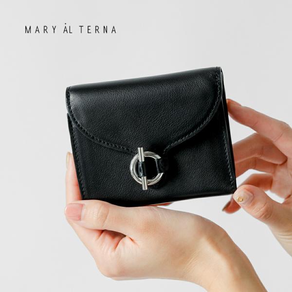 メアリオルターナ MARY AL TERNA  シュリンクレザー ウォレット CLASP ma610...