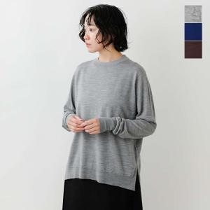 JOHN SMEDLEY ジョンスメドレー 30G エクストラファイン メリノウール リラックスフィット ニットプルオーバー naya レディース