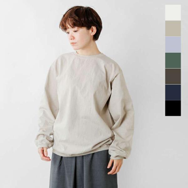 グッドウェア Goodwear コットン クルーネック ロングスリーブ リブ プルオーバー ngw9...
