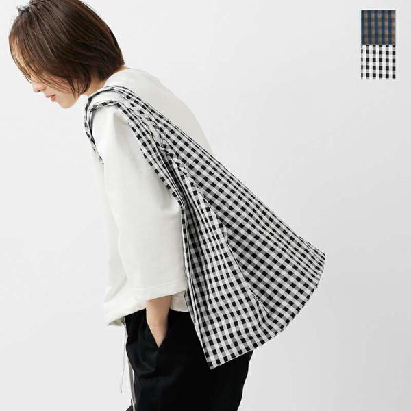 スティッチアンドソー StitchandSew ギンガムチェック ミディアム サブバッグ pg50m...