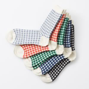 ROTOTO ロトト ジャガード編み ギンガムチ...の商品画像