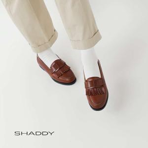 シャディ SHADDY レザー キルト タッセ...の詳細画像1