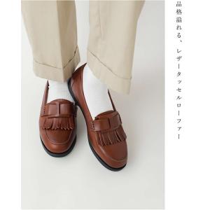 シャディ SHADDY レザー キルト タッセ...の詳細画像5