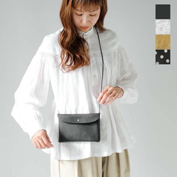 マリンデイ  MARINE DAY ゴートスキン ポーチ ショルダー バッグ SOE soe  レデ...