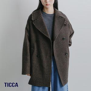ティッカ TICCA ウール ハウンドトゥース ...の商品画像