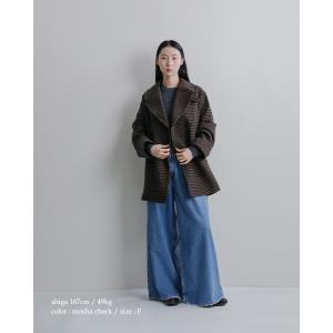 ティッカ TICCA ウール ハウンドトゥース...の詳細画像2