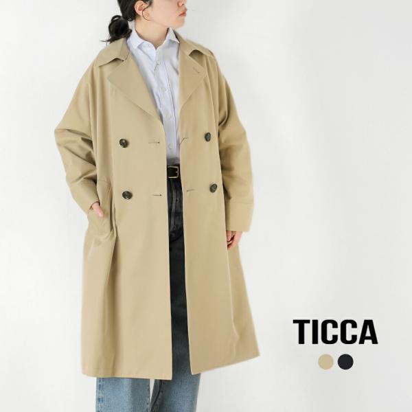 ティッカ TICCA  コットン テント トレンチコート tbfs-161 レディース  春夏 20...