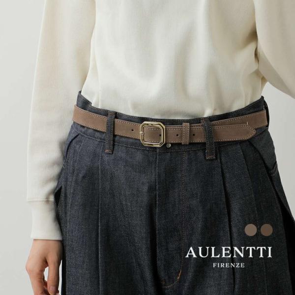 オウレンティ AULENTTI スウェード ベルト ti-529-25-ve レディース