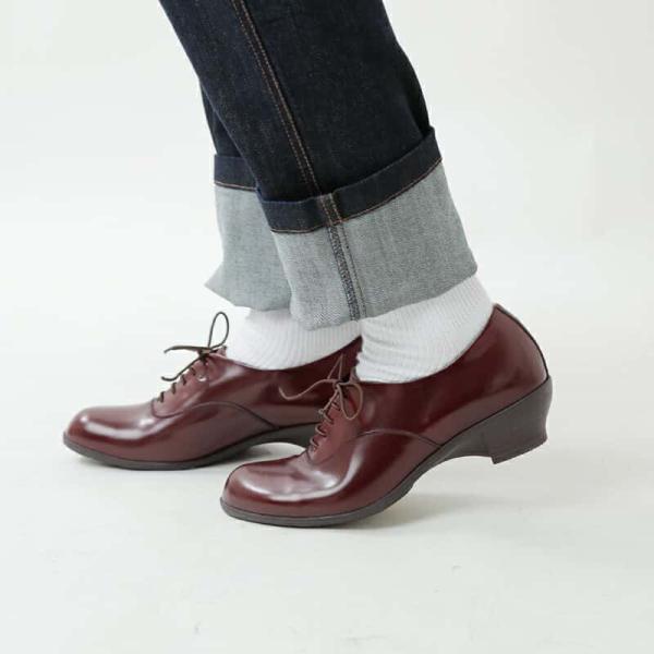 トラベルシューズバイショセ TRAVEL SHOES by chausser  レザー レースアップ...