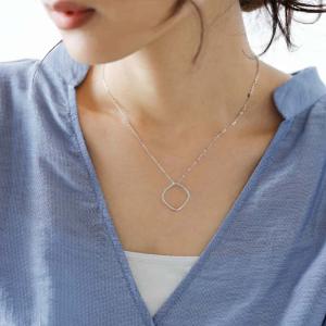 MALCOLM BETTS マルコムベッツ K22×SILVER 1Pダイヤ ネックレス