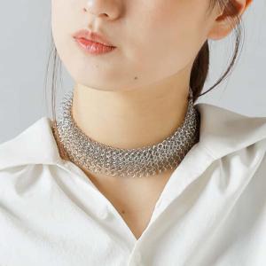 PASCALE LION パスカル リヨン シルバー メッシュ ネックレス Zoe Necklace zoe-necklace  レディース 2024ss新作｜aranciato