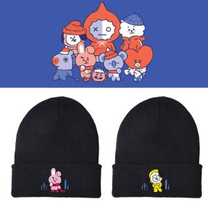 bts グッズ キーホルダー1個おまけ bt21 ニット帽 防寒