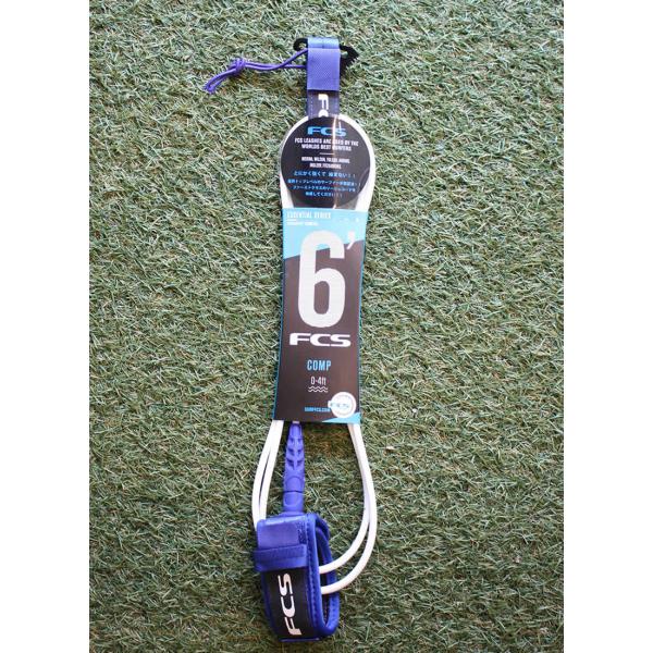 【新品】FCS（エフシーエス）LEASH リーシュコード　6’COMP [COBALT] 2019 ...