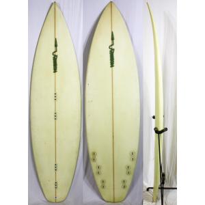 【中古】 PAT RAWSON （パットローソン） サーフボード [clear] 6'1" ストラップサーフィン｜arasoan