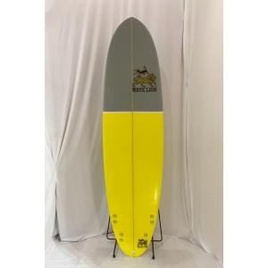 【中古】WAVE LION (ウェーブライオン) ショートボード [GRAY×YELLOW] 6’7” サーフボード｜arasoan