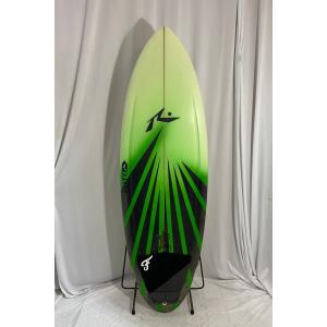 【中古】 RUSTY (ラスティ) DWART モデル ショートボード [GREEN×CLEAR] 5'4" サーフボード｜arasoan