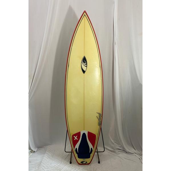 【中古】SHARP EYE (シャープアイ) ショートボード [CLEAR×RED] 6’0” サー...