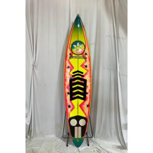 【中古】 WILLS BROTHERS SURFBOARDS (ウィルスブラザーズサーフボード) ショートボード [YELLOW×PINK] 7’2” サーフボード PHAZER オンフィン｜arasoan